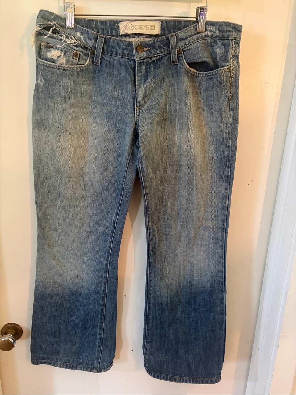 Joe's Jeans Women's Light Blue Distressed Boyfriend Jeans